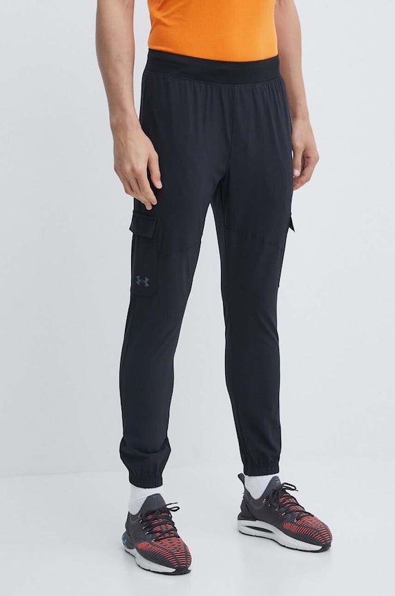 Under Armour spodnie treningowe z elastanem czarny 1380358