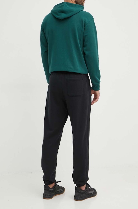 Îmbrăcăminte New Balance pantaloni de trening din bumbac MP41508BK negru