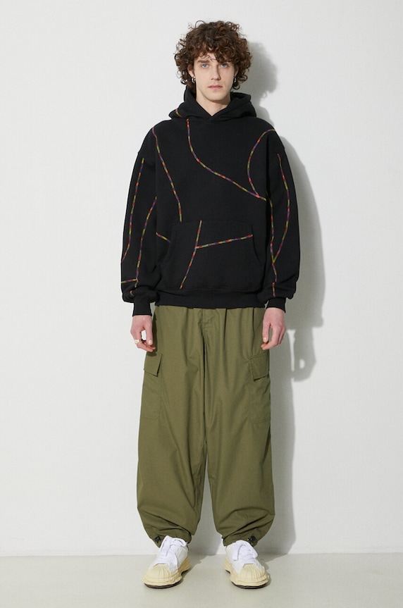 Universal Works trousers Loose Cargo Pant 30143.OLIVE green SS24
