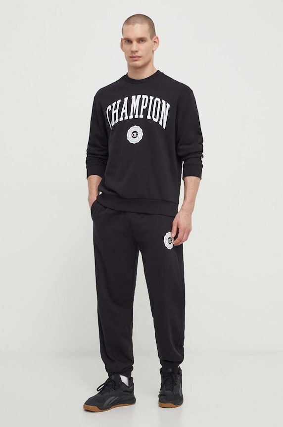 Παντελόνι φόρμας Champion 0 219849. μαύρο SS24