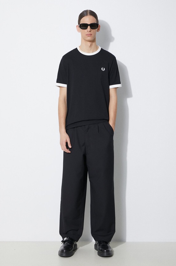 Vans trousers Premium Standards Pleat Front Pant LX VN000GVYBLK1 black SS24