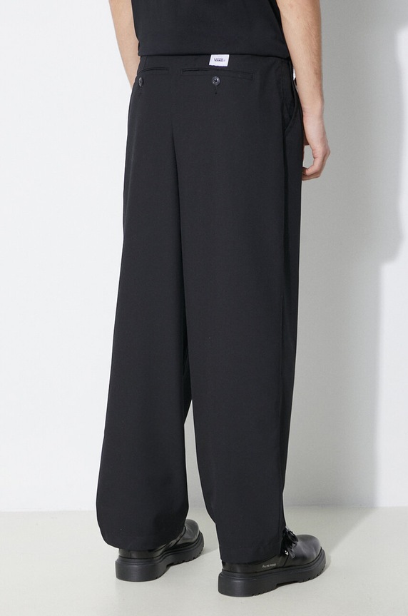 Clothing Vans trousers Premium Standards Pleat Front Pant LX VN000GVYBLK1 black