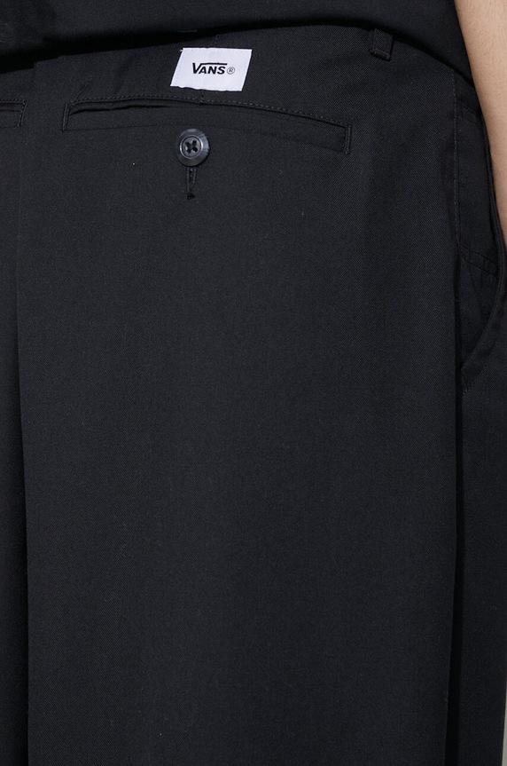 Vans trousers Premium Standards Pleat Front Pant LX VN000GVYBLK1 black