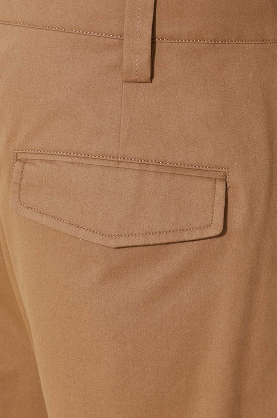 A.P.C. spodnie bawełniane COGXS.H08428.CAB brązowy