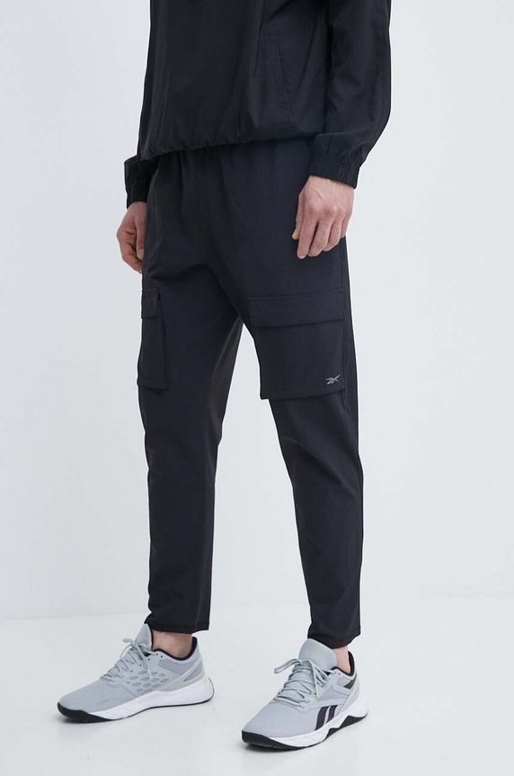 Nohavice Reebok Active Collective látka čierna 100075607