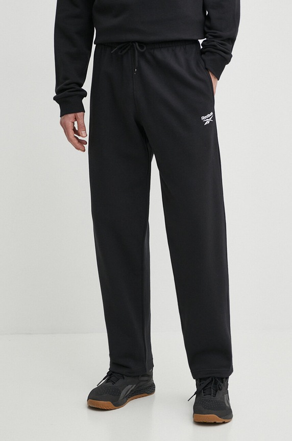 Спортен панталон Reebok Identity трикотаж черен 100202820