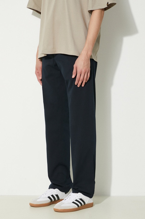 Norse Projects spodnie Aros Regular Organic granatowy N25.0368.7004