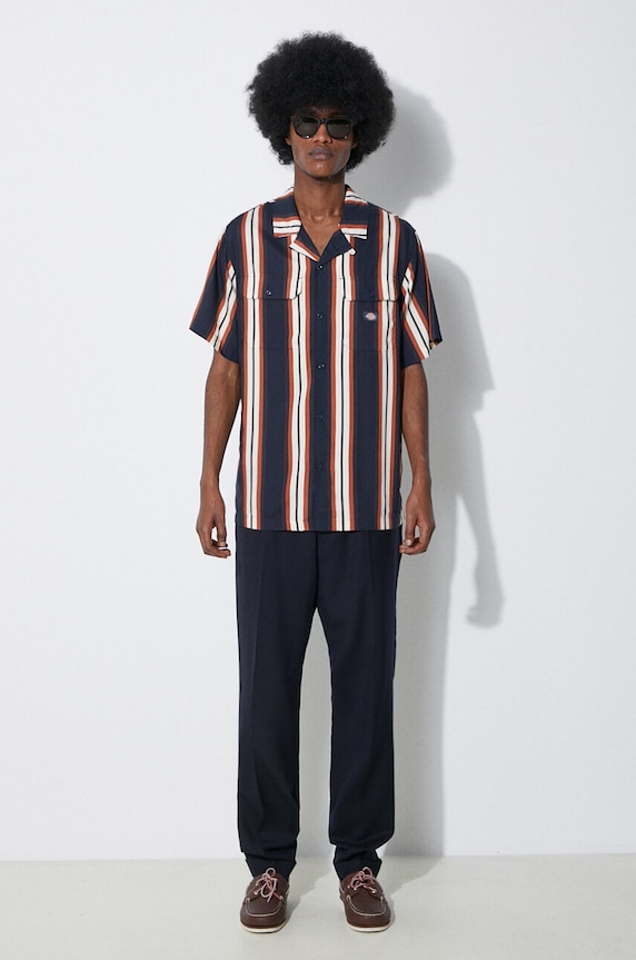 Paul Smith spodnie wełniane M1R.921T.G00001 granatowy AW24