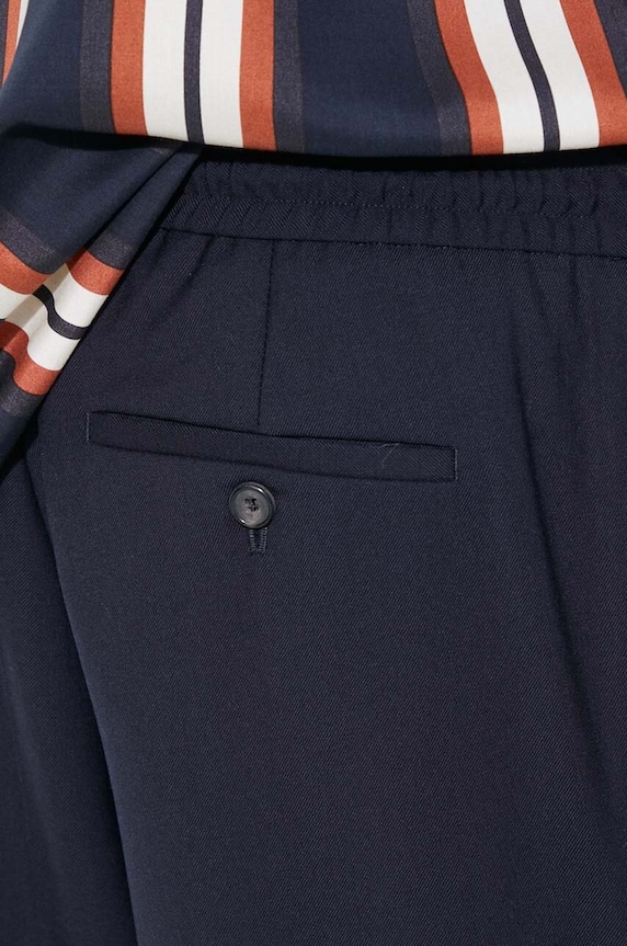 Paul Smith spodnie wełniane M1R.921T.G00001 granatowy