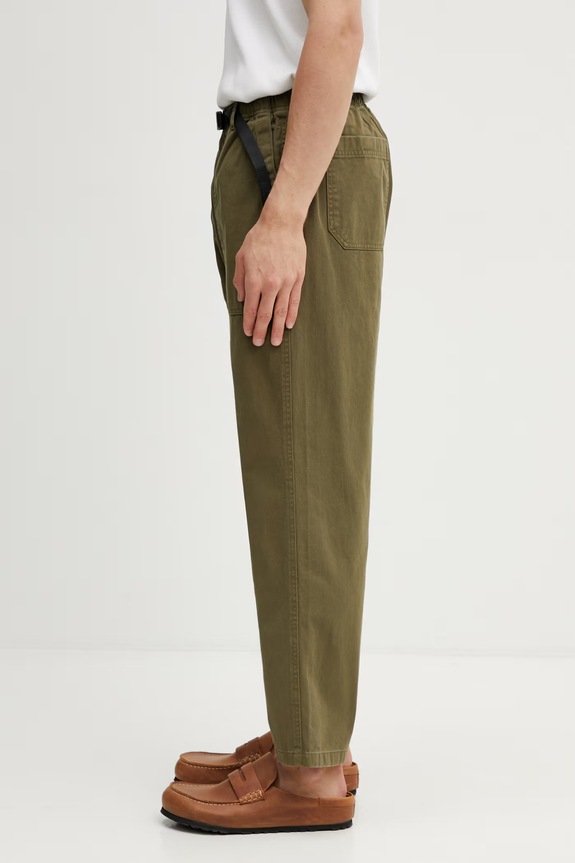 Gramicci pantaloni bumbac pentru bărbați G114.OGT verde AW25