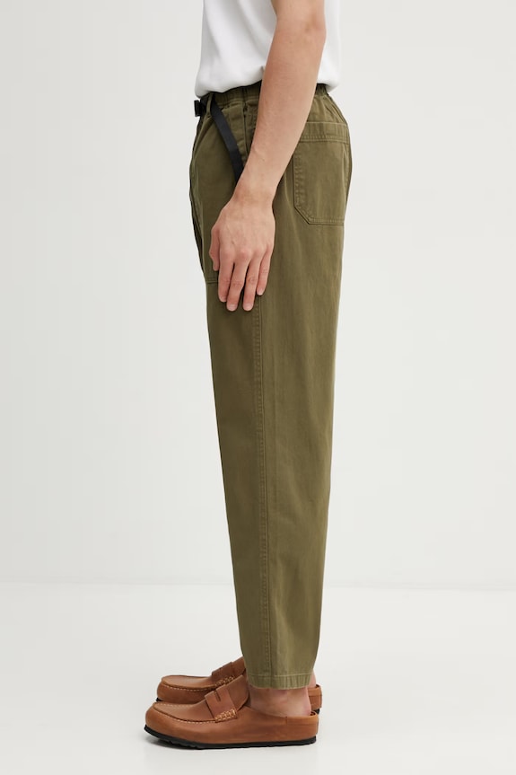 Gramicci pantaloni bumbac pentru bărbați G114.OGT verde AW25