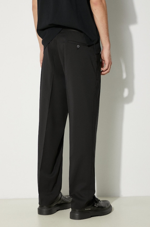 Îmbrăcăminte Neil Barrett pantaloni din lana MY30151A.Y000.001N negru