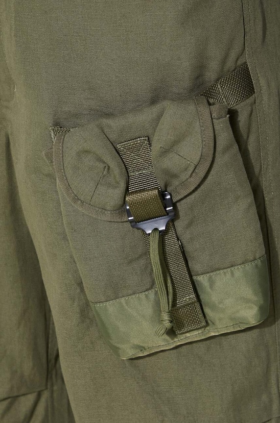 Nohavice Maharishi M.A.L.I.C.E. M51 Cargo Pants Cotton Hemp Twill 28 5051.OLIVE zelená