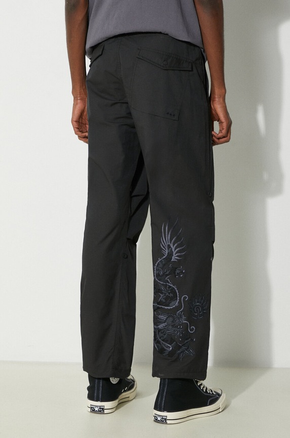 Abbigliamento Maharishi pantaloni Original Dragon Snopants 5063.BLACK nero