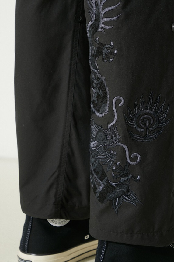 Maharishi pantaloni Original Dragon Snopants 5063.BLACK nero