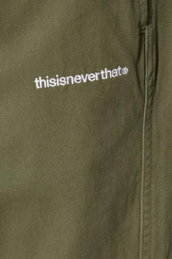 thisisneverthat spodnie Easy Pant TN240WPACP01 zielony