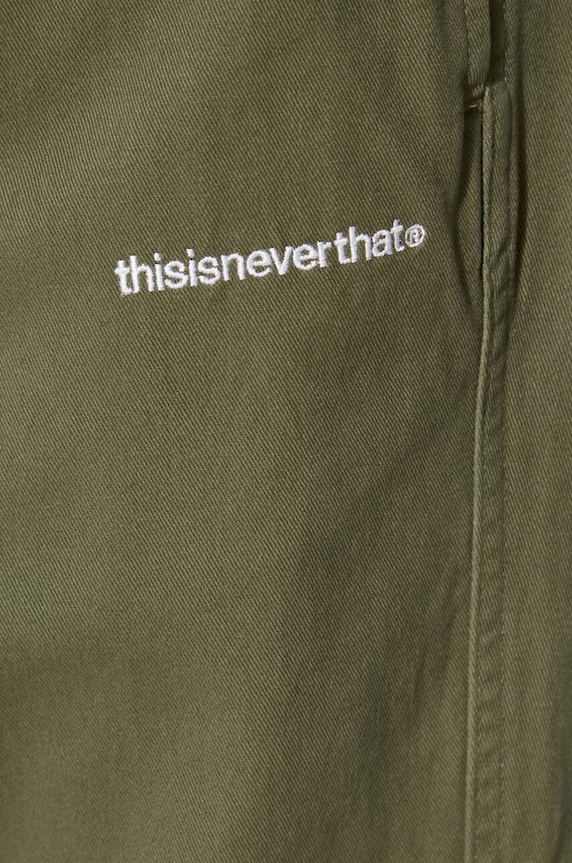 thisisneverthat spodnie Easy Pant TN240WPACP01 zielony