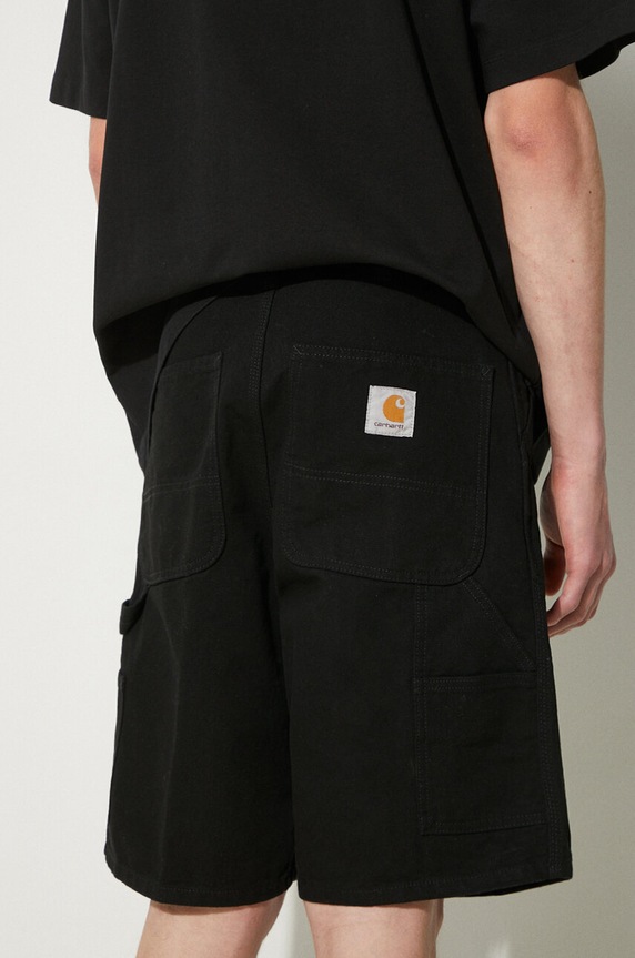 Джинсові шорти Carhartt WIP Single Knee Short I027942.8902 чорний