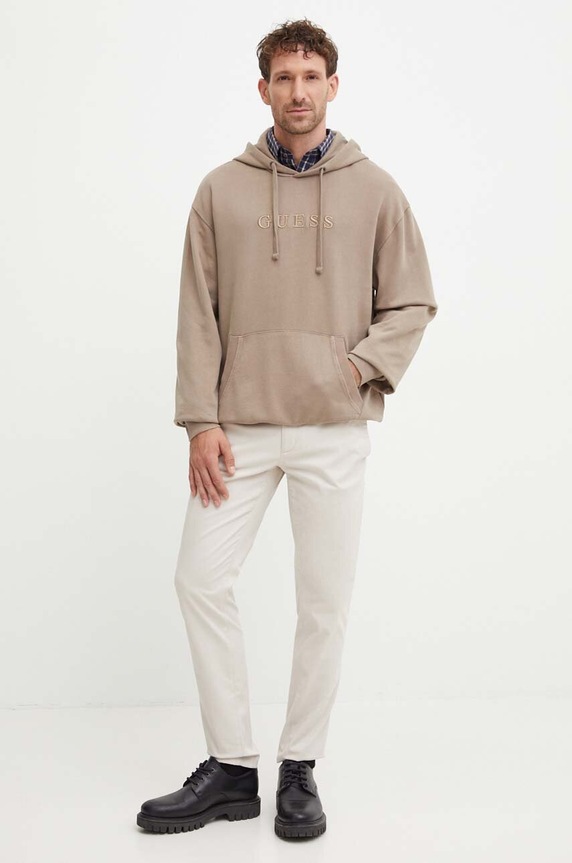 Calvin Klein spodnie K10K112827 beżowy SS24