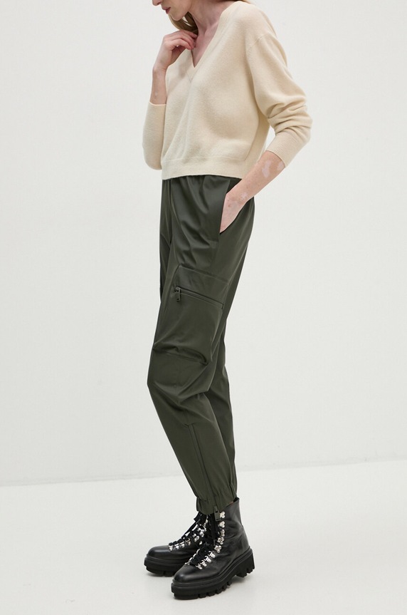 Tepláky Rains 18850 Pants pletenina zelená 18850.03
