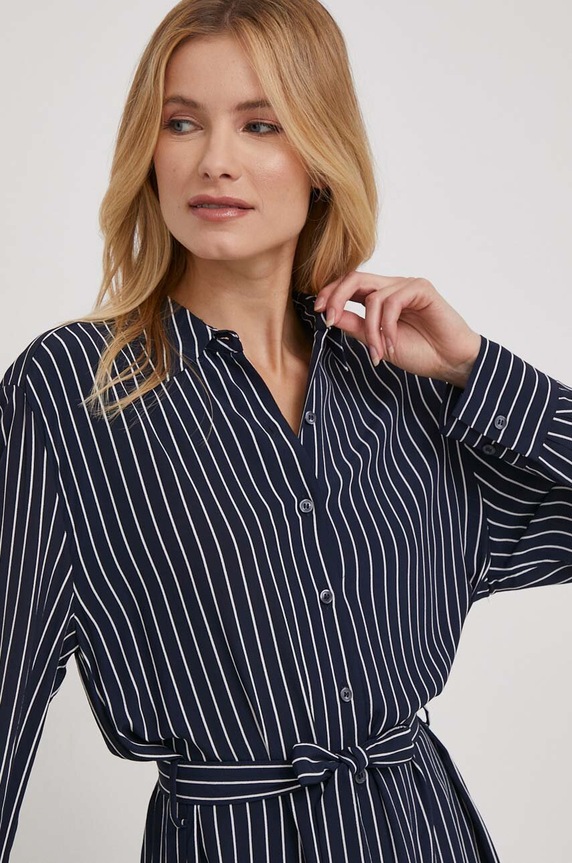 Φόρεμα Tommy Hilfiger σκούρο μπλε WW0WW40563