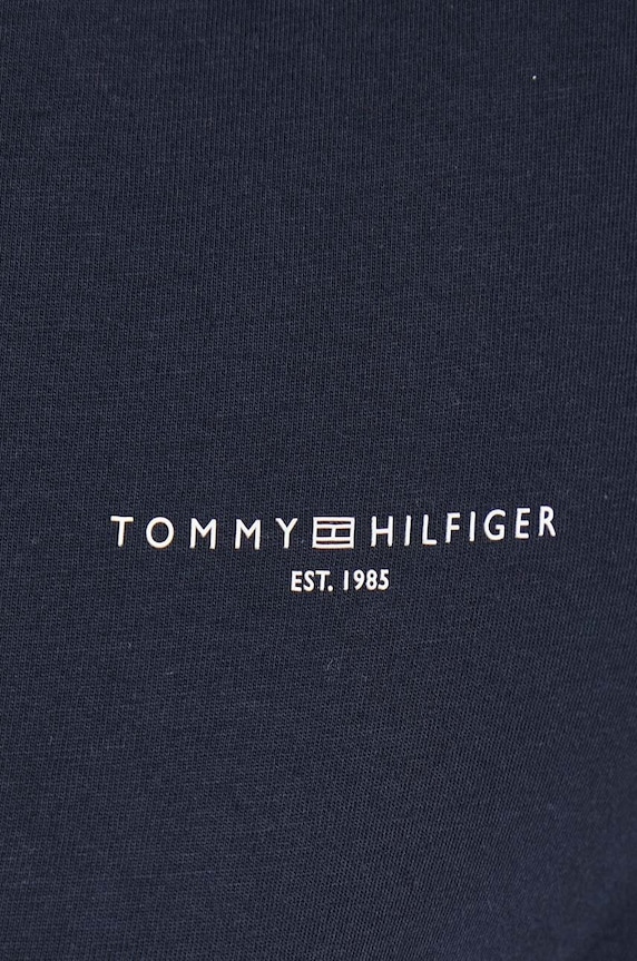 Tommy Hilfiger sukienka bawełniana WW0WW40734 granatowy