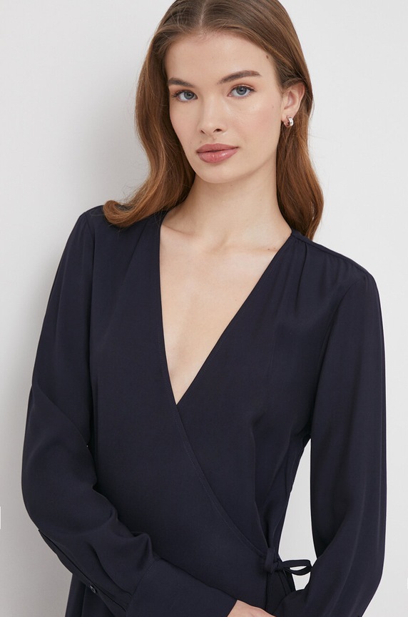 Tommy Hilfiger sukienka granatowy WW0WW41007