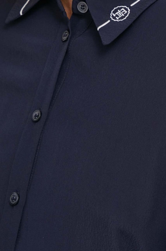 Šaty Tommy Hilfiger WW0WW41009 tmavomodrá