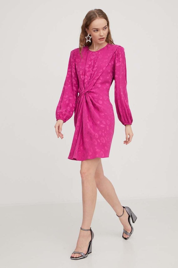 HUGO sukienka casual różowy 50504499