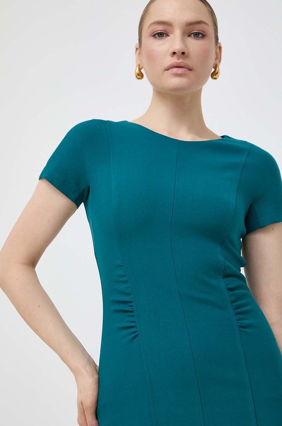 BOSS rochie verde 50506992