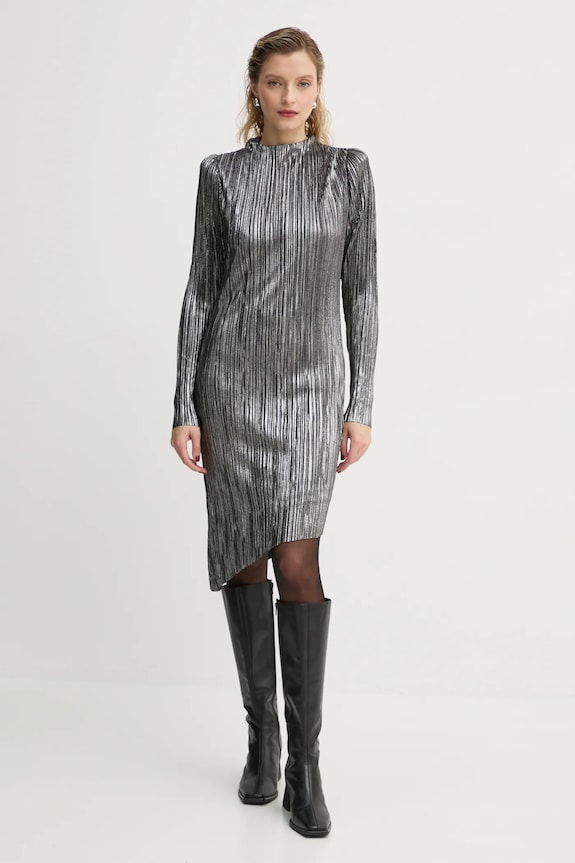 Šaty Bruuns Bazaar BBW3707 strieborná SS25