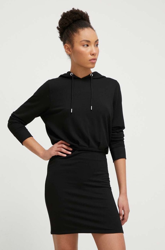 Dkny ruha hosszú fekete DP3D4832