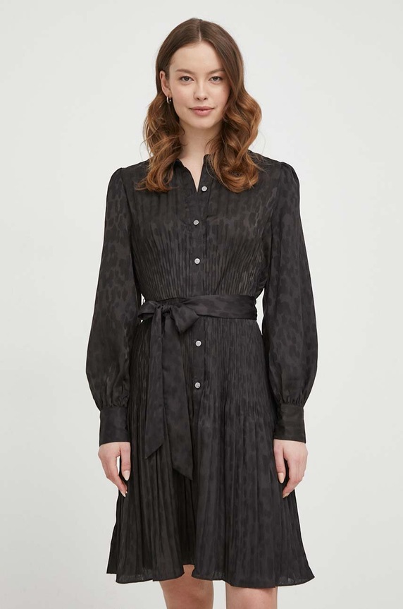 Dkny sukienka DD3JQ421 czarny SS24