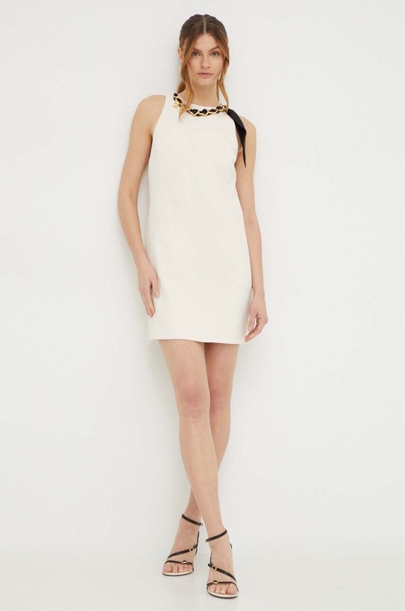 Φόρεμα Elisabetta Franchi AB57341E2 μπεζ SS24