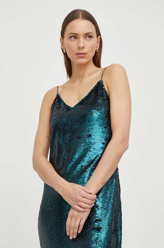 Φόρεμα Samsoe Samsoe πράσινο F23400083