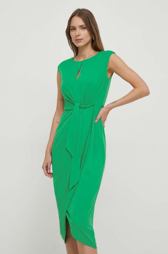 Šaty Lauren Ralph Lauren midi zelená 250925939