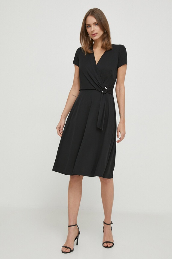 Haljina Lauren Ralph Lauren 250868161 crna SS25