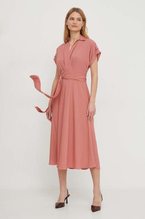 Lauren Ralph Lauren sukienka 250909427 różowy SS25