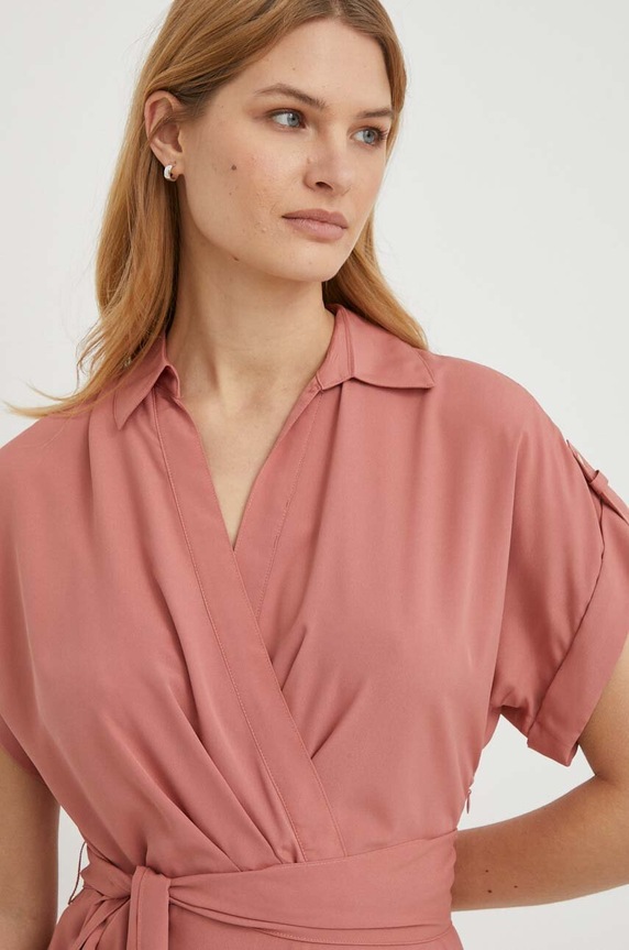 Lauren Ralph Lauren sukienka różowy 250909427