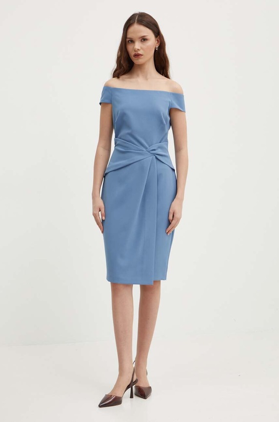 Ρούχα Φόρεμα Lauren Ralph Lauren 253936389 μπλε