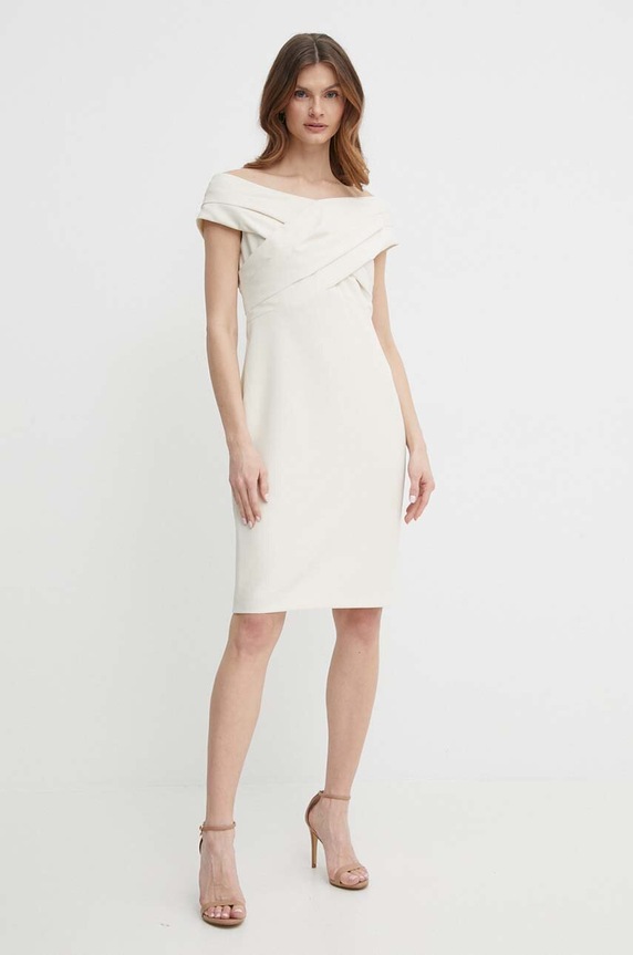 Haljina Lauren Ralph Lauren 253936390 bež AW25