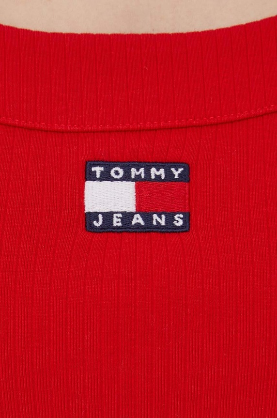 Šaty Tommy Jeans DW0DW17424 červená