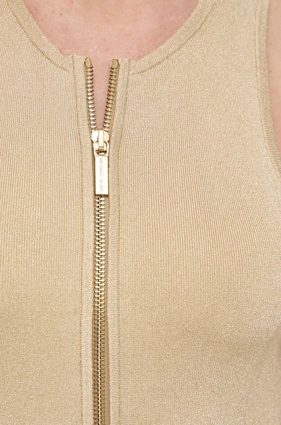 MICHAEL Michael Kors sukienka MR4826JAFB złoty