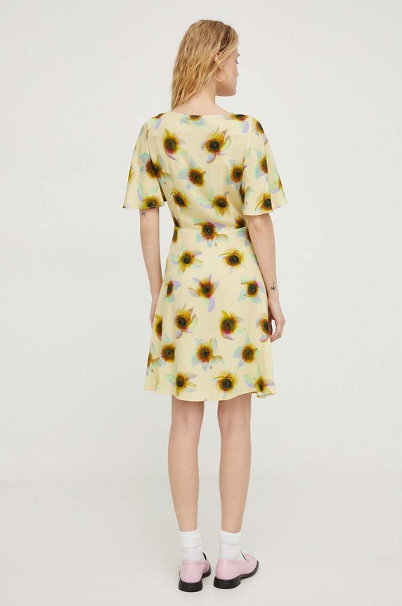 Îmbrăcăminte PS Paul Smith rochie W2R.559D.M31156 galben
