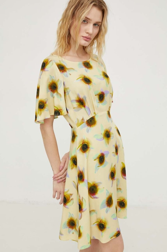 PS Paul Smith rochie galben W2R.559D.M31156
