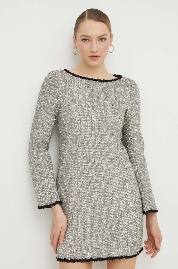 Haljina Miss Sixty 6T4DJ1510000 srebrna SS24