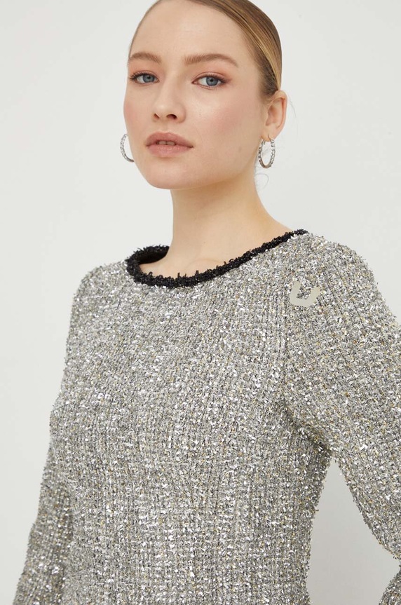 Haljina Miss Sixty srebrna 6T4DJ1510000