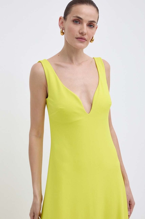 Luisa Spagnoli sukienka RUNWAY COLLECTION 541117 żółty