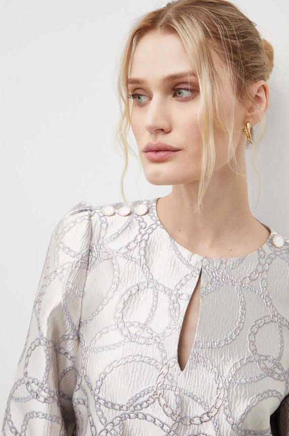 Bruuns Bazaar rochie argintiu BBW3786
