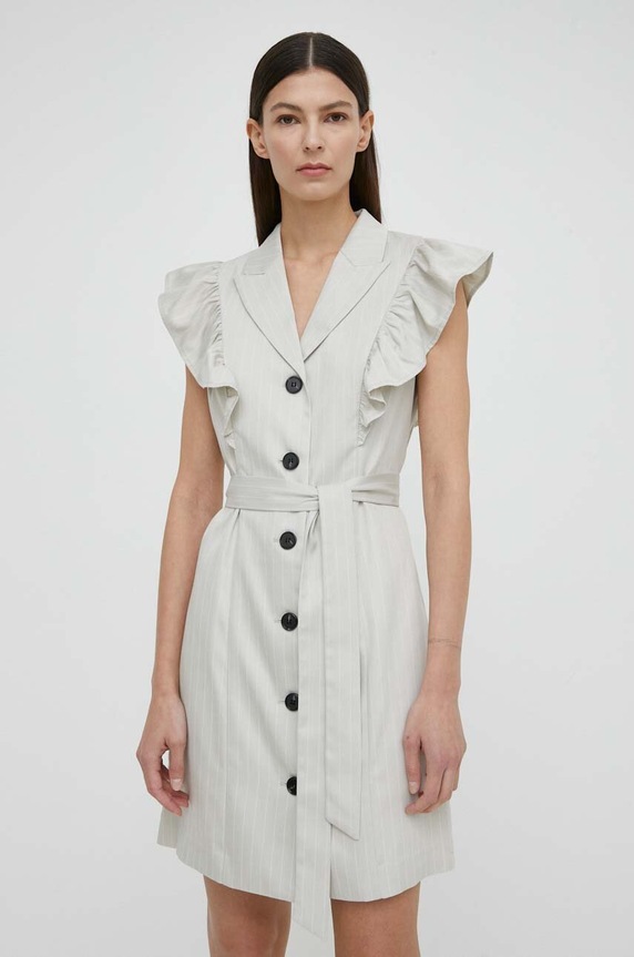 Šaty Bruuns Bazaar PinBBMikala dress šedá BBW3831